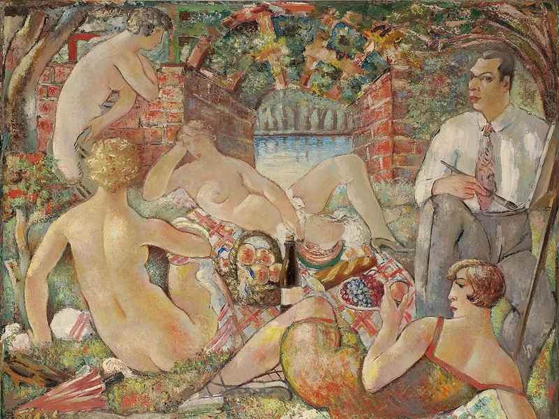 1896-Sava Šumanović - Pranzo sull'erba
